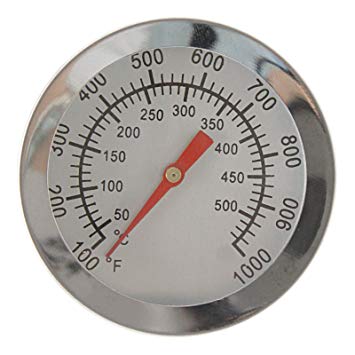 40mm bis 400mm Schaftlänge => sehr hochwertig Pizzaofen Thermometer 0-500°C 