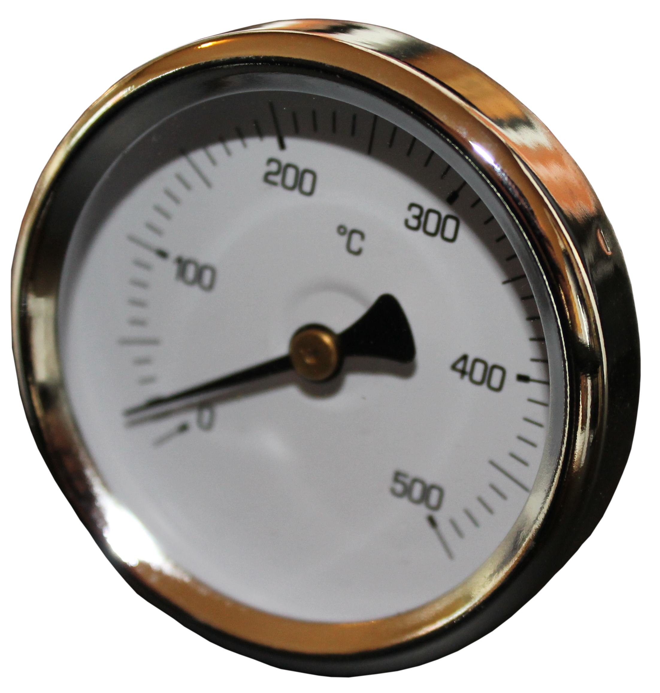 Holzbackofen Deluxe Standard: 500°C Ofenthermometer mit 15cm Schaft